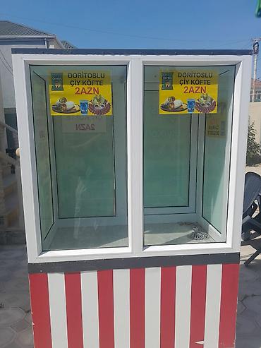 Будки, киоски: Sürgülü pəncərəli mobil satış köşkü - Material: alüminium/profil — 4