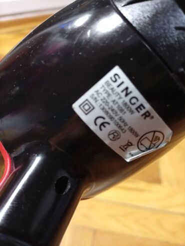 Fenovi za kosu: SINGER fen za kosu – Beauty 1800W - Snaga: 1800 W (oznaka “Beauty — 11