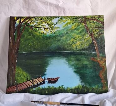 ördək şəkilləri: Ölçü-40 x 50 sm
Akrilik boya
Mənzərə rəsmi
Ev üçün rəsm əsəri