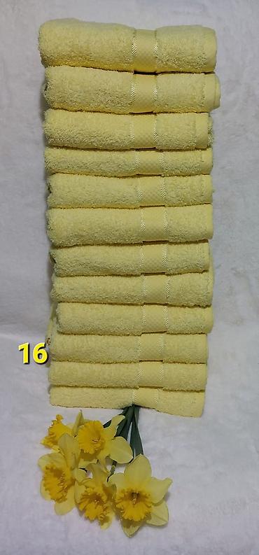 Peškiri: 50x90cm
12 komada 3000 din
Komad 360 din t — 12