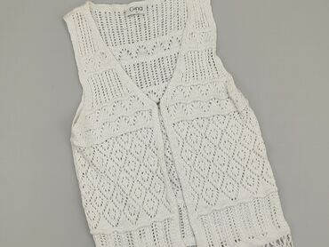 spódnice biała mini: Waistcoat, L (EU 40), condition - Good