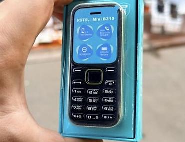 kamera gence: KGTEL Mini B310 mini düyməli telefon - Ultra-kompakt korpus: cibdə — 2