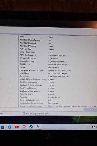 HP 250 G8 Notebook PC noutbuk. Əsas xüsusiyyətlər: - Marka: HP - lalafo.az -da HP 250 G8 Notebook PC noutbuk. Əsas xüsusiyyətlər: - Marka: HP -