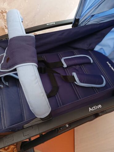 Коляски: Коляска, цвет - Голубой, Новый — 11