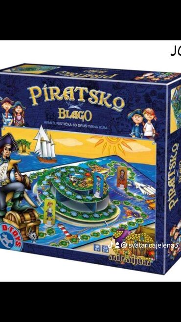 Društvene igre: Društvena igra piratsko blago (MT-07/64837) AVANTURISTIČKA 3D