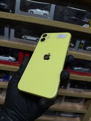 Apple iPhone: IPhone 11, Б/у, 64 ГБ, Желтый, 78 % — 11