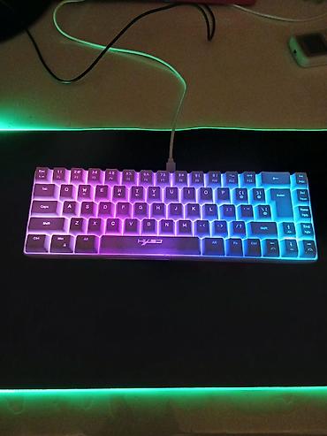 busi: Klaviyatura Və Super gamer mousepad 1 - Hər ikisində led və rgb — 7