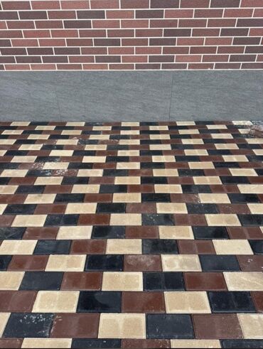 Тротуарная плитка: Брусчатка “Кирпичик” 6 см — от № 1 в Кыргызстане 🇰🇬 Сочные цвета — 15