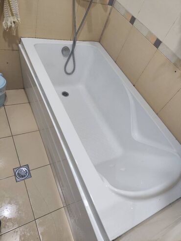 Taxta-şalban: İşlənmiş Vanna, Plastik, 150x70 sm, Ünvandan götürmə