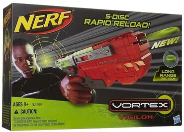 Блендеры, комбайны, миксеры: Детский дартс Подлинное Hasbro Nerf Vortex серии Cheetah Фрисби пуля