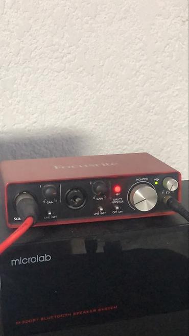 Студийный комплект для записи Focusrite Scarlett Studio. Состав: -