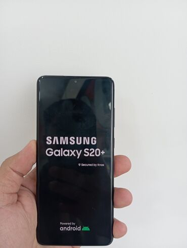 Samsung: Samsung Galaxy S20 Plus, 128 GB, rəng - Qara, Sensor, Barmaq izi, Face ID