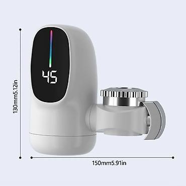 su soyuducu: Musluq üçün ani su qızdırıcısı – LED displeyli - Musluğa birbaşa — 3