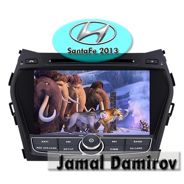 web kamera satışı: Hyundai Santafe 2013 üçün DVD-monitor. DVD-монитор для Hyundai