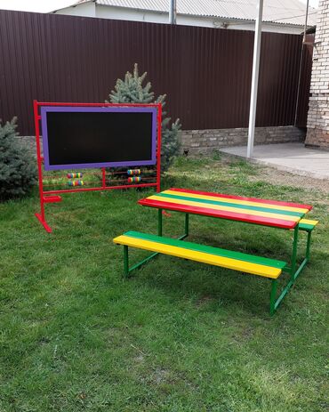 Игрушки: Доска меловая + Счёты! Доска двусторонняя!!! Для Детского садика! — 15