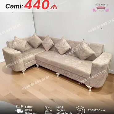 Yataq otağı dəstləri: Künc divan, Yeni, Açılan, Bazalı, Parça, Şəhərdaxili pulsuz çatdırılma