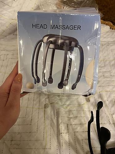 massager: Baş Massajı Aparatı – USB-ladjalı, avtomatik titrəmə .yenidir istifade — 4