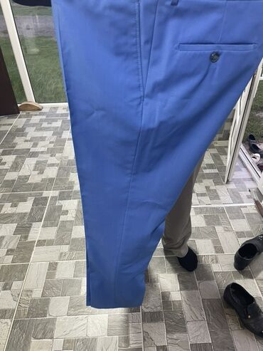 yun şal: Klassik Şalvar, 6XL (EU 52), rəng - Göy