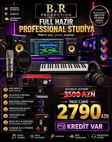B.R Production – Full Hazır Professional Studİya Dəsti Mahını yaz
