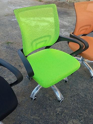 Ofis mebeli: Mesh bel-lumbar dəstəkli iş/ofis kreslosu - Model: mesh arxa hissəli — 4