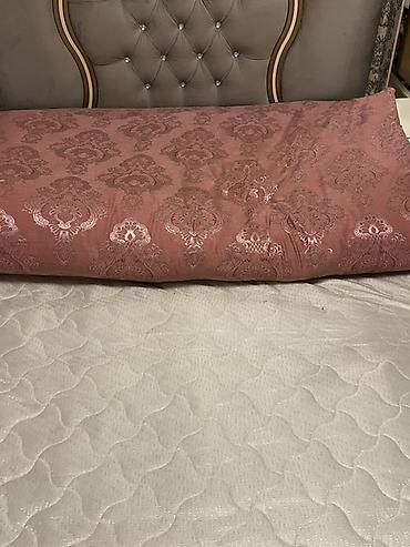 Текстиль: HƏM MATRAS HƏM DƏ DÖŞƏK SATILIR. 200-160 ölçüsü. Yataq üçün çəhrayı — 1