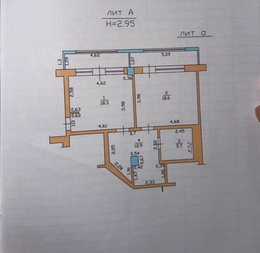 Продажа квартир: 1 комната, 68 м², Элитка, 7 этаж, Евроремонт