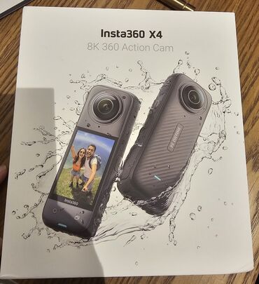 Videokameralar: Insta 360 x 4 ən son kamera təp təzə. işlənmiyib. 850 manat son