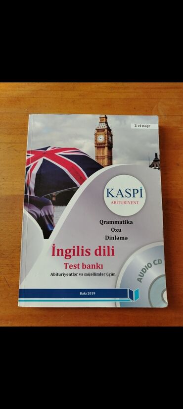 qönçə kitabı: İngilis dili Kaspi testi yeni qalıb