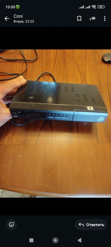 Автоэлектроника: Rəqəmsal/kabel TV üçün set-top box (dekoder) ATV pristavka işlək