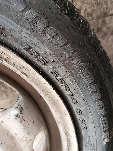 camry 5: Колеса в сборе 185 / 65 / R 14, Зима, Б/у, 1 шт, Легковые, Железные, отверстий - 4 — 4