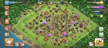 İT, komputerlər, əlaqə: Clash of Clans hesabı – Asıl Kənd - Oyun səviyyəsi: 94 - Profil adı — 4