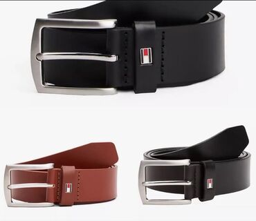 ремень кожаный мужской: Ремень, Tommy Hilfiger, Материал: Натуральная кожа, Мужские