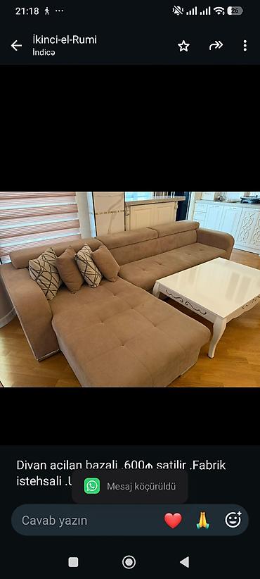 Divan acilan bazali .600₼ satilir .Fabrik istehsali .Unvan Genclik lalafo.az -da Divan acilan bazali .600₼ satilir .Fabrik istehsali .Unvan Genclik