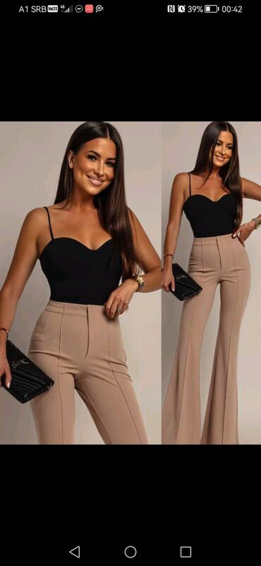 p. s. fashion нови сад слике: One size, Visok struk, Zvoncare