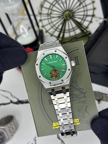 saat samdan: Yeni, Qol saatı, Audermars Piguet, rəng - Yaşıl — 2