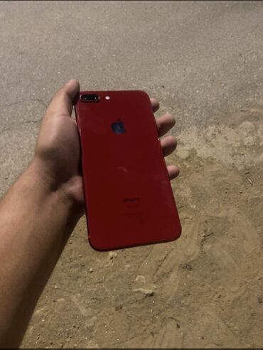 i̇phone 14 plus: IPhone 8 Plus, 64 GB, Qırmızı, Barmaq izi