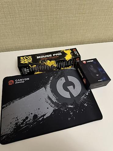Mauslar: Gaming Dəst: Viper Simsiz Mouse + Canyon Mouse Pad (Təzə kimi) — 9