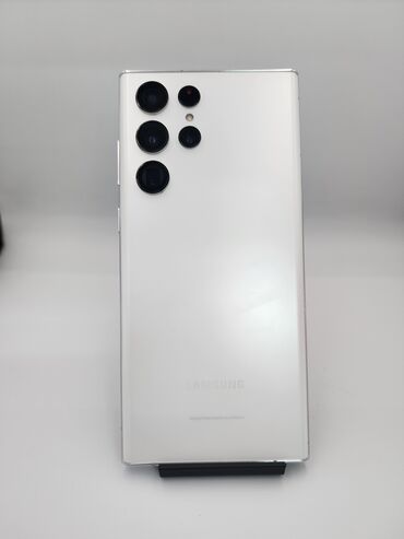 самсунг а03s: Samsung Galaxy S22 Ultra, Колдонулган, 256 ГБ, түсү - Ак, Бөлүп төлөө менен, 1 SIM