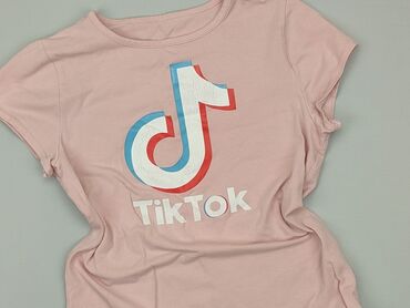 t shirty damskie brudny róż: Футболка, S, стан - Хороший