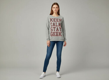 bluzy dla nastolatków cropp: Sinsay, Світшот жіночий, розмір S