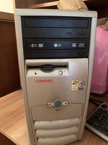 komputer ikinci el: Kompüter dəsti – Compaq Evo stolüstü PC + IBM monitor + klaviatura — 2