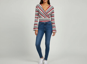 bluzki nietoperz plus size: H&M, Жіноча блуза, розмір M