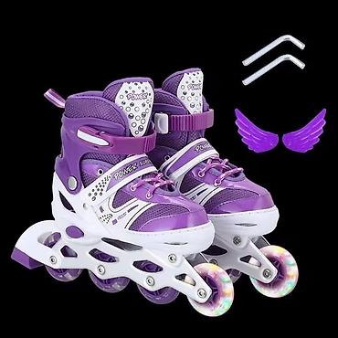 Roleri i rolšue: 🔊🔊🔊NOVO🔊🔊🔊 ROLERI 👉Roleri sa silikonskim tockicima i metalnom sinom — 13