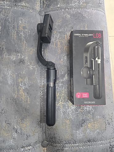 kondisioner stabilizator: Gimbal Stabilizer L08 – smart stabilizasiya ilə selfi çubuğu və mini — 1