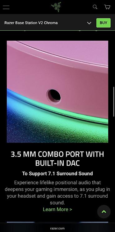 Digər kompüter aksesuarları: Razer Base Station v2 Chroma Quartz. Продаётся стенд/стойка для — 12