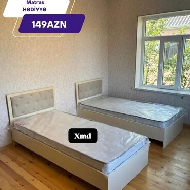 taxt dosekleri: Təknəfərlik çarpayı, Matras ilə, Siyirməsiz