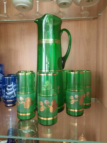 Другие товары для дома: ГРАФИН СО СТАКАНАМИ. БОГЕМИЯ!!! ЧЕХИЯ!!! СЕРВАНТНОЕ ХРАНЕНИЕ — 4