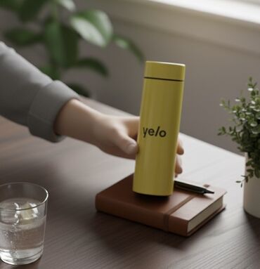 Termoslar: Rəng - Sarı, Termos, Metal, 1 l, Türkiyə — 8