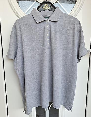 Majica s kragnicom (polo), XXL - Boja: svetlosiva melange - Kroj