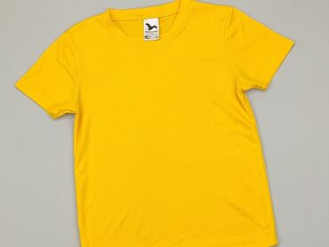 żółta koszulka chłopięca: Koszulka, 10 lat, 140-146 cm, stan - Dobry